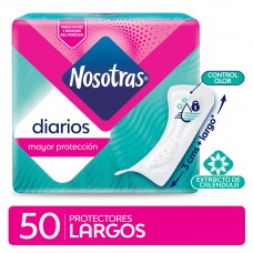 Nosotras Protectores Diarios Largos x50U.